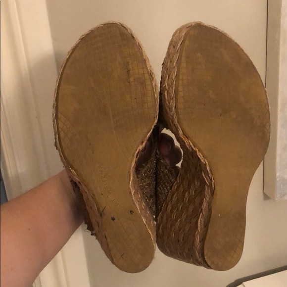 Stuart Weitzman Wedge Sandals - Picture 4 of 5
